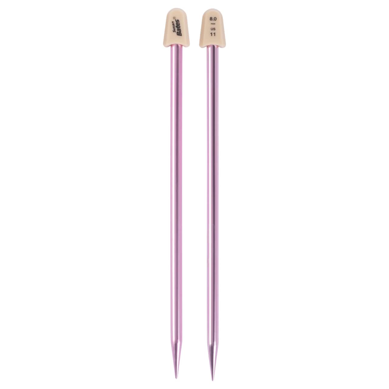Susan Bates® 10" Silvalume Knitting Needles